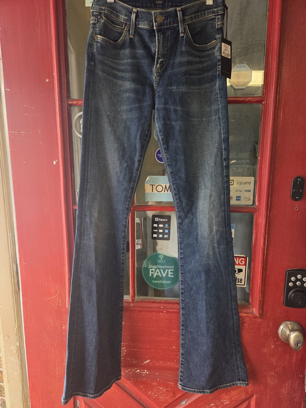Women's Dark Blue Bootcut Jeans